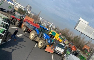 Objectif : participer au blocage des axes routiers vers Lyon