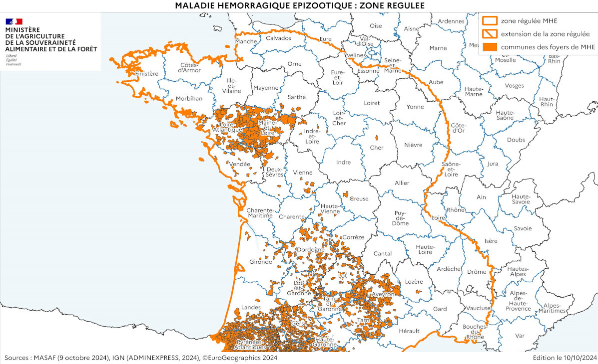 La zone régulée s’étant à 23 nouvelles communes dans la Loire