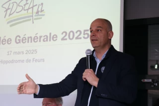 Arnaud Rousseau, 51 ans, agriculteur en Seine-et-Marne, préside la FNSEA depuis 2023. 