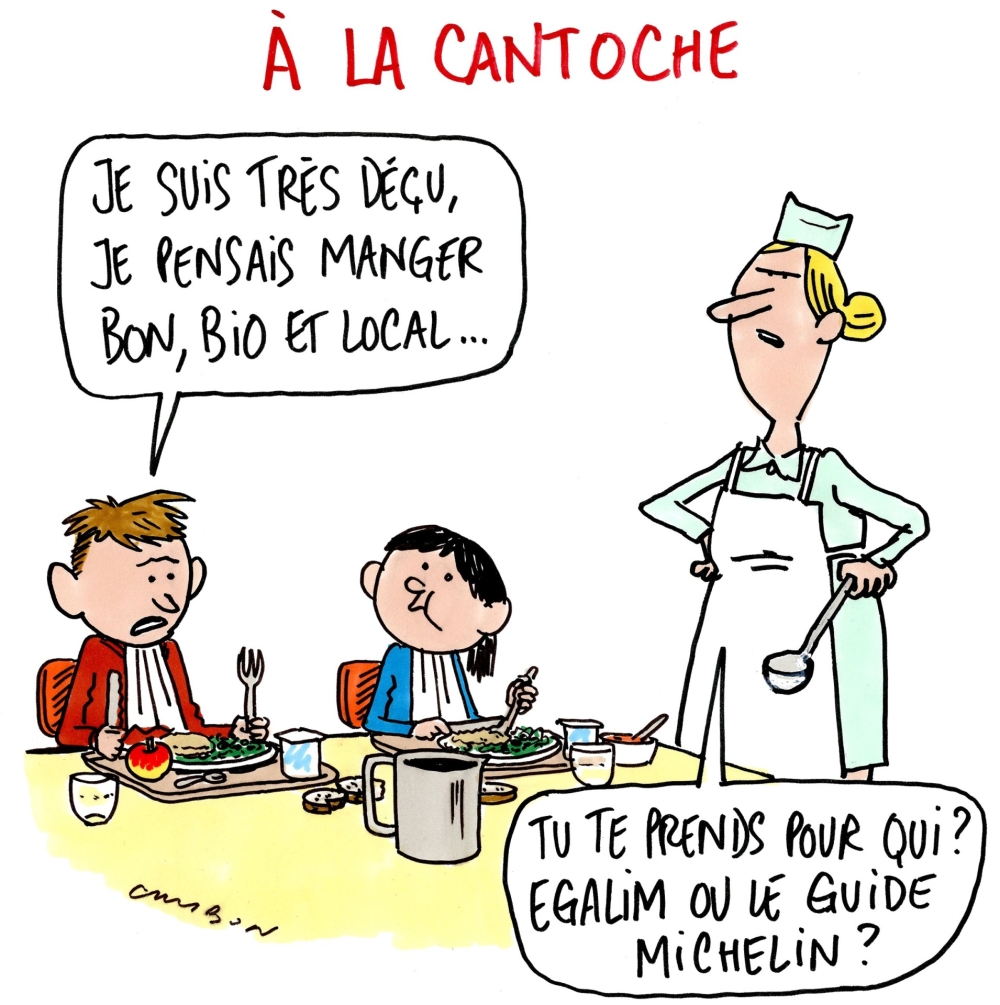 Avril / La loi Égalim pas encore au menu des cantine