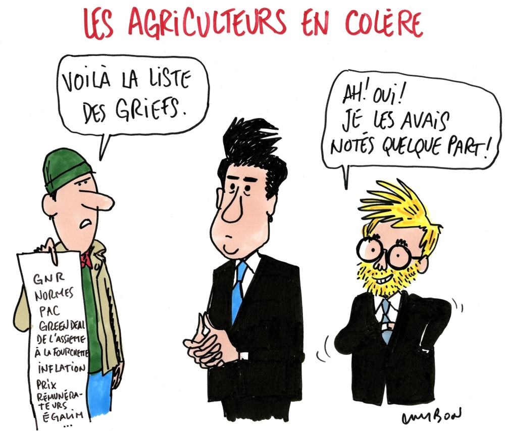 Janvier / Une vague de colère agricole portée à l’échelle nationale